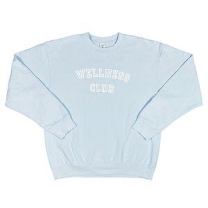 Sporty & Rich Wellness Club Flocked Crew Neck - Size Medium